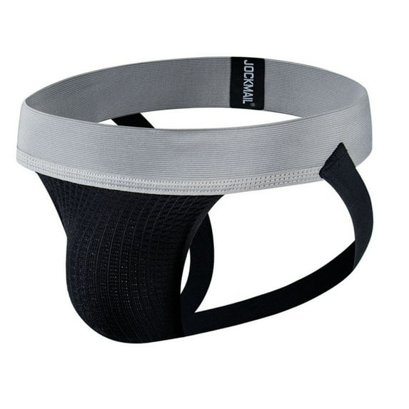 Mens Underwear Rainbow Colors Fitness Exercise Sweat Mesh Cotton Breathable Low Waist Underwear