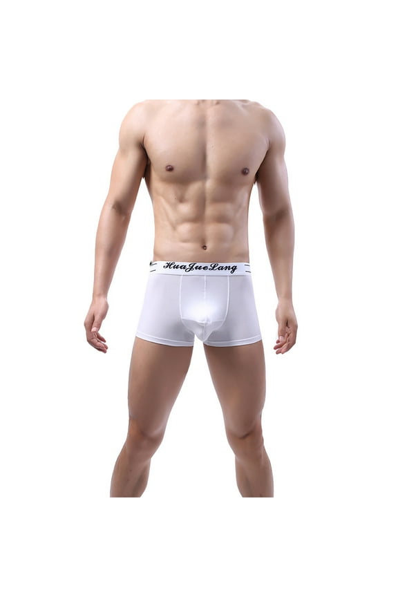Mens Underwear Rayon Boxer Briefs Breathable and Soft Underwear Moisture Wicking Underwear Breathable Boxer Briefs