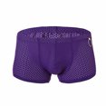 thumbnail image 1 of Mens Underwear Ring Panties Sexy Breathable Nylon Mesh Thong Cool And Comfortable B Oxers, 1 of 3