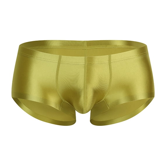 Mens Underwear,Sheer Shiny Low Rise Underwear Breathable Soft Comfortable Briefs For Daily Wear And Casual Use,Men's Underwear,L,Army Green