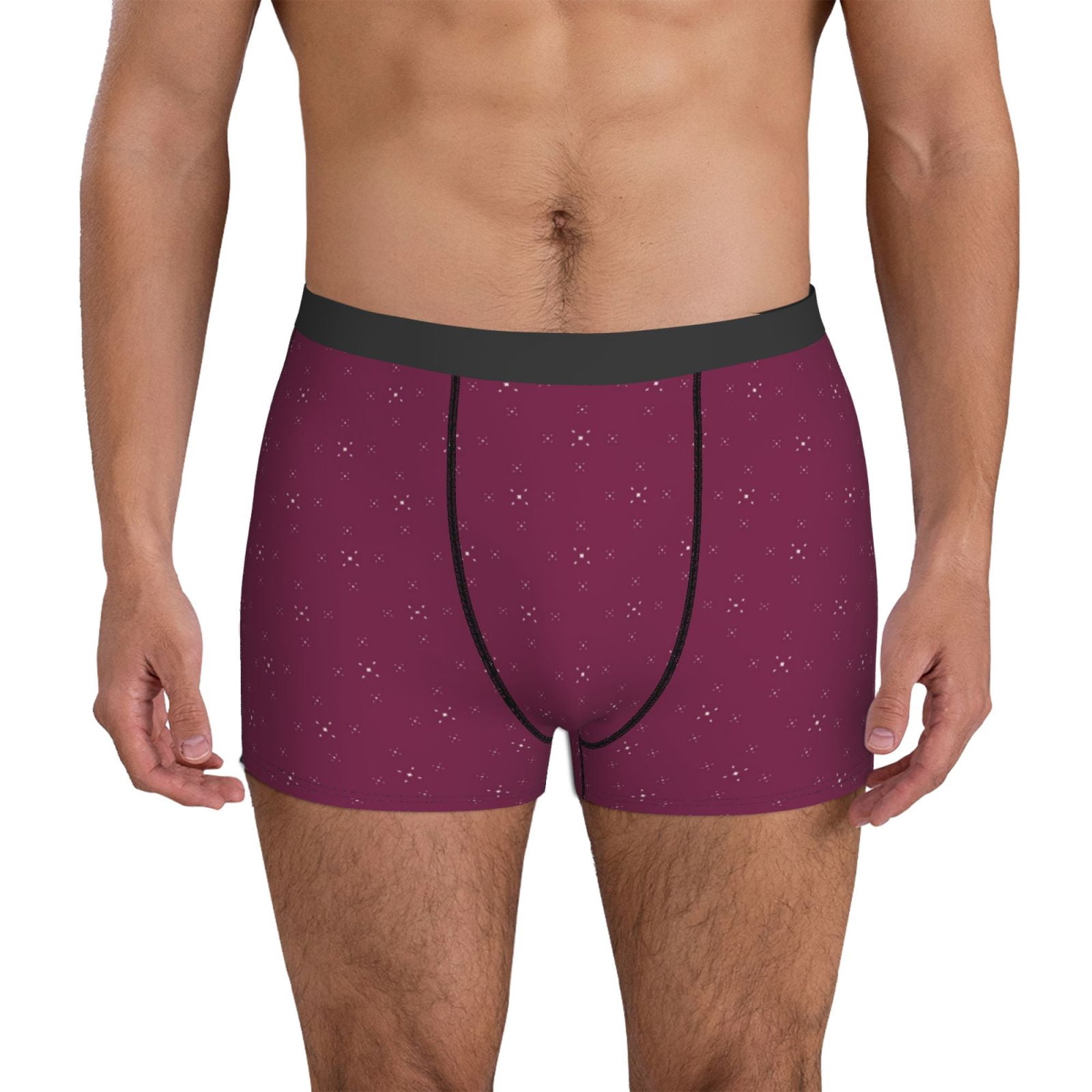 Mens Underwear - Small Stars Breathable Stretch Boxers for Men Athletic ...