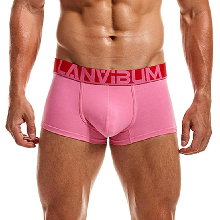 Mens pink boxer shorts best sale