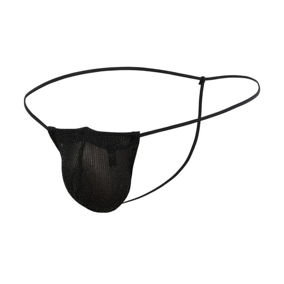 Mens Underwear Solid Panties Ultra-book Panties Breathable Thongs Golden Dots Thongs Underpants