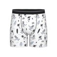thumbnail image 1 of Mens Underwear, Surfer Dinosaur Pattern Mens Underwear Boxer Briefs, Soft Breathable Underwear Long Leg For Men, 1 of 8