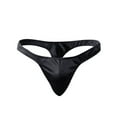 thumbnail image 1 of Mens Underwear Swimming Trunks Men's Comfortable Underwear, Panties, Satin Bikini Swimwear Comfort Underwears Thongs ,Black, 1 of 2
