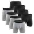 thumbnail image 1 of Mens Underwear Underwear Cotton Large Size Boxer Underpants Extra Long Sport Solid Color, 1 of 8