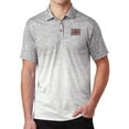 thumbnail image 1 of Mens Union Jack Flag Premium Polo Shirt - White/Graphite, Large, 1 of 3