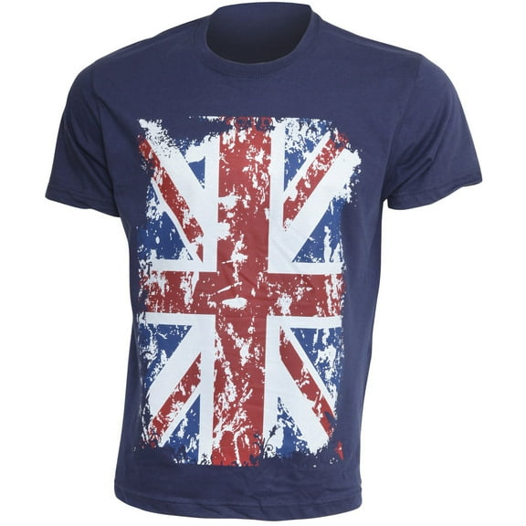 Mens Union Jack Print Short Sleeve T-Shirt