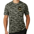 thumbnail image 1 of Mens United States Army Logo Moisture-Wicking Camo Tee Shirt, 2XL Black, 1 of 5