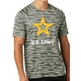 thumbnail image 1 of Mens United States Army Star Moisture-Wicking Camo Tee Shirt, Extra-Small Silver, 1 of 5