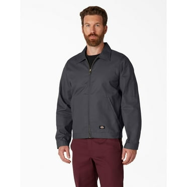 Mens Unlined Eisenhower Jacket, Charcoal - S RG
