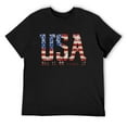thumbnail image 1 of Mens Usa Love It Or Leave It T-Shirt Black Small, 1 of 5