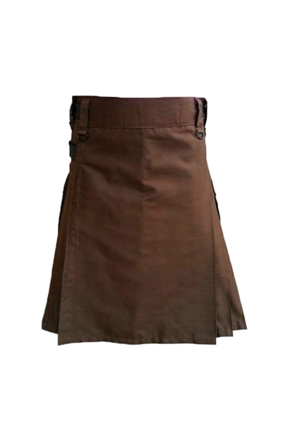 Mens Utility Kilt Scottish Tartan Apparel Black & Irish Hybrid Kilts Men Pants Kilt Scotland Gothic Kendo Pocket Skirts Scottish Skirts