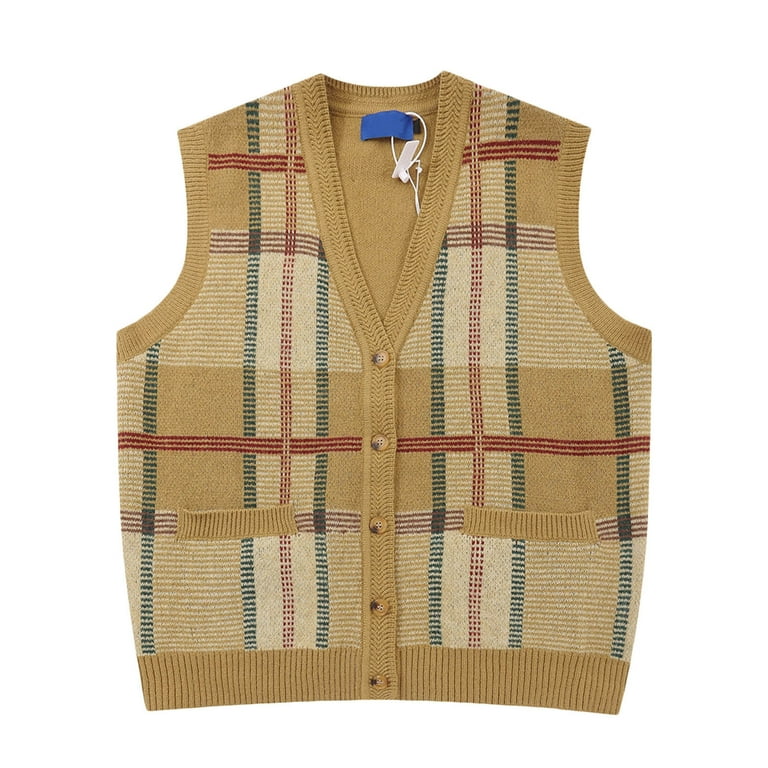 Vintage sweater vest mens shop