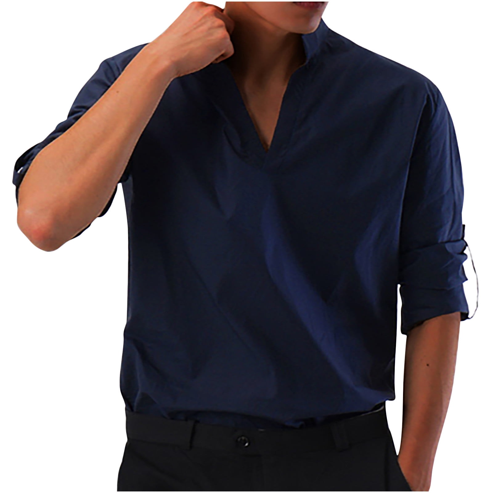 Max Classic V Neck Men's Shirt Comfortable Cotton Modern Fit For Office And Casual Wear main image 0