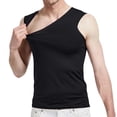 thumbnail image 1 of Mens V Neck Tank Tops M-5X Plus Size Sleeveless Stretchy Slim-Fit Undershirts Shirts Casual Solid Pullover Basic Breathable Running Vest, 1 of 6