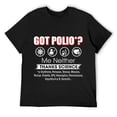 thumbnail image 1 of Mens Vaccination Got Polio? Me Neither. Thanks Science T-Shirt Black, 1 of 5