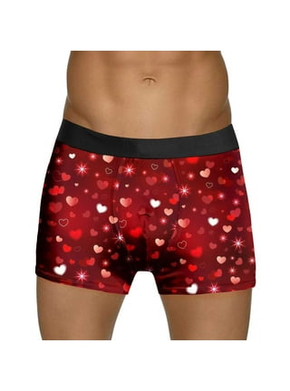  Mens Valentines Day Underwear Funny Boxer Briefs Soft