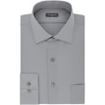 thumbnail image 1 of Mens Van Heusen Flex Collar Regular Fit Stretch Dress Shirt Gray Mist, 1 of 5