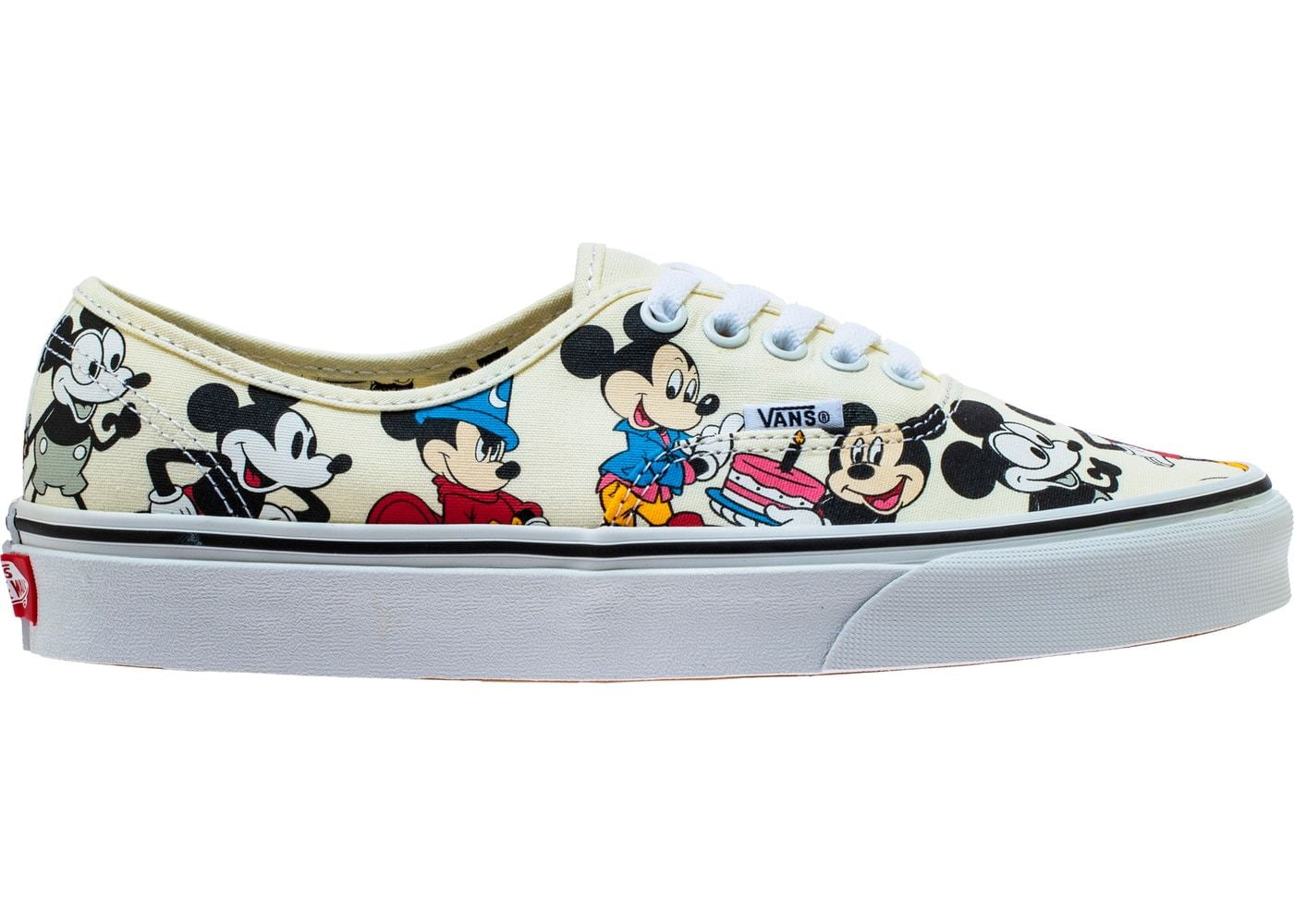 Vans mickey top mouse true white
