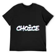 Mens Vaporwave Pro Choice T-Shirt Black Small