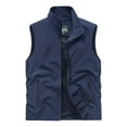 thumbnail image 1 of Mens Vest Outdoor Workout Lightweight Sleeveless Work Jacket Hiking Travel Breathable Outerwear with Multiple Pockets, 1 of 3