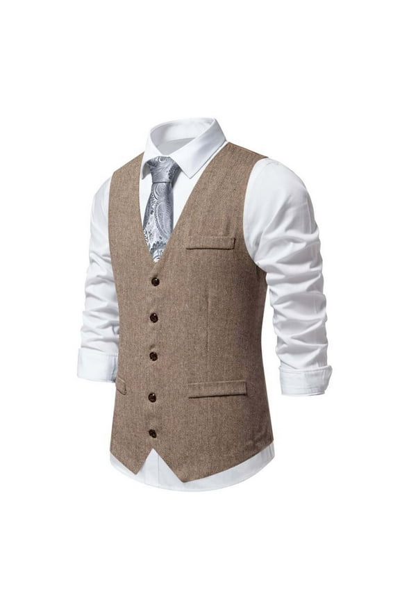 Mens Vests Casua Qiggri Men's Casual Business Vests Lightweight Waistcoat Slim Fit Suit Vest Work Vest For Men