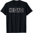 thumbnail image 1 of Mens Vintage #1 Dad - Father Daddy Novelty T-Shirt, 1 of 4