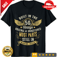 thumbnail image 1 of Mens Vintage 1950s Built In The 50s Fifties Funny 70th Birthday T-Shirt S-3XL, LIMITED EDITION-TH73902, 1 of 2
