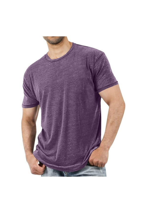 Mens Vintage Acid Wash Basic Tees Oversized Crewneck Drop Shoulder Pullover Shirts Oversized Workout Tops