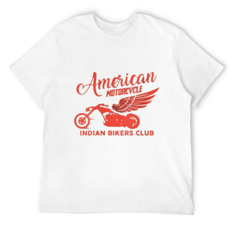 Vintage American Motorcycle Indian Bikers Club T Shirt Vintage American Motorcycle Indian Bikers Club T Shirt