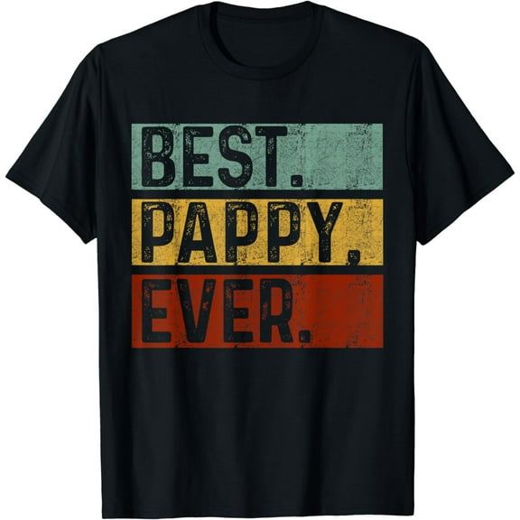 Mens Vintage Best Pappy Ever Dad - Papa Father's Day Gift T-Shirt