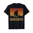 thumbnail image 1 of Mens Vintage Bigfoot Sasquatch Dadsquatch Dad Fathers Day T-Shirt, 1 of 5
