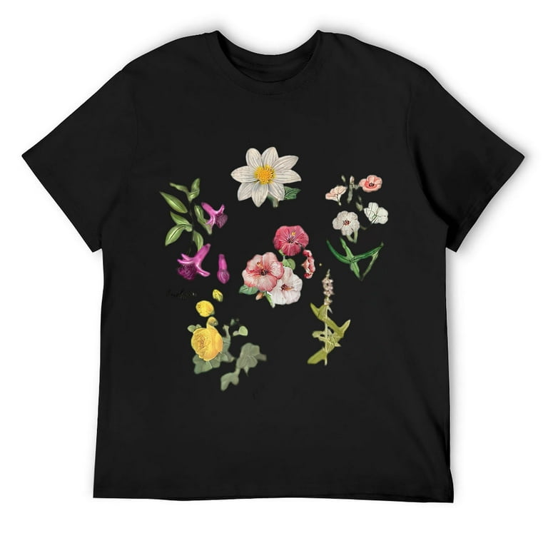 Vintage Botanical Floral Flower T-Shirt