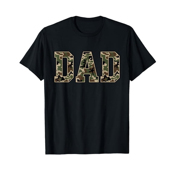 Mens Vintage Camo Duck Hunting Dad Old Camo Dad T-Shirt