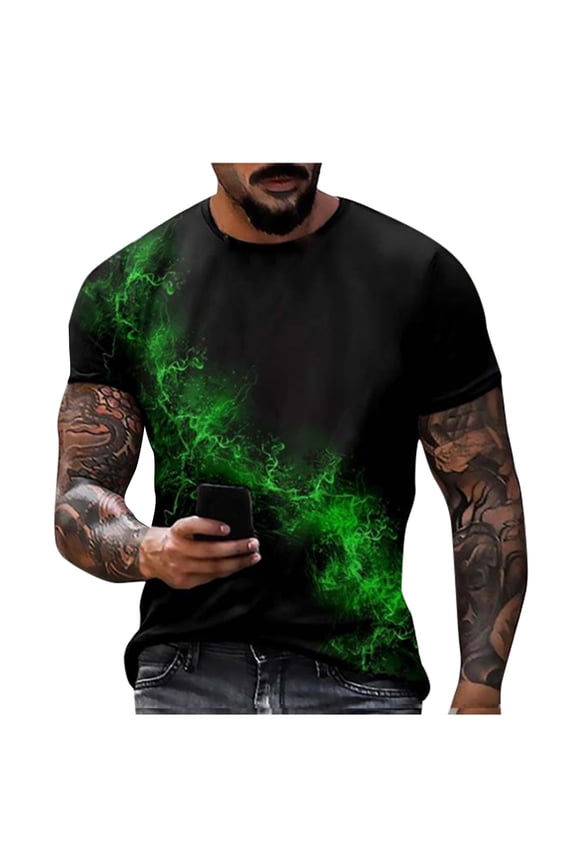 Mens Vintage Designer Raglan T-Shirt Short Sleeve Printed Summer Round Neck Top Casual T-Shirt