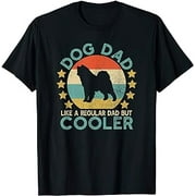 Mens Vintage Funny Samoyed Dog Dad Gift for Owner T-Shirt