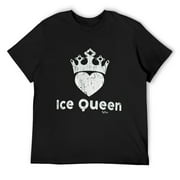Mens Vintage Ice Queen Anti Valentines Day T-Shirt Black Small
