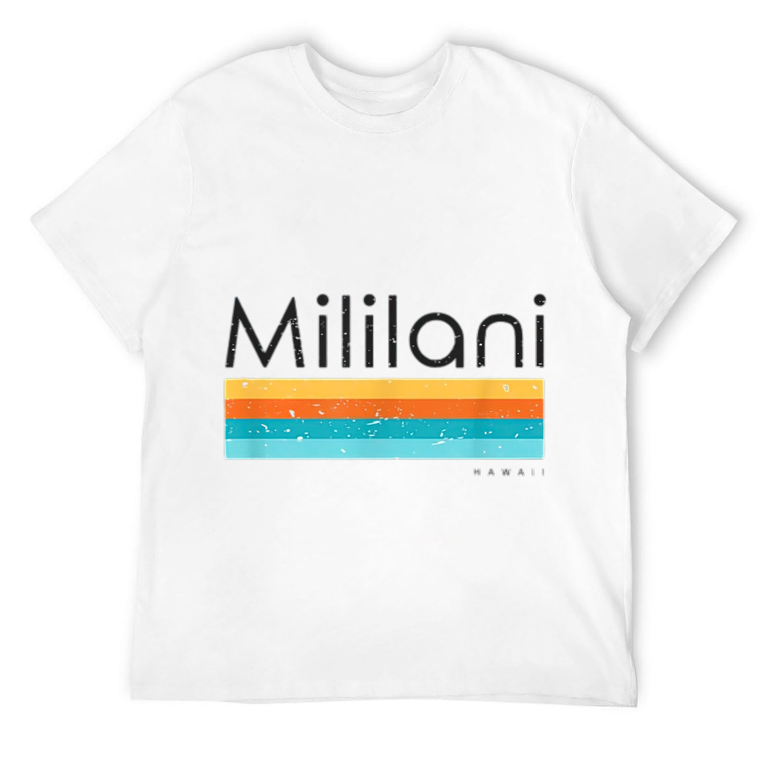 Mens Vintage Mililani Hawaii HI Retro Design TShirt White 4XLarge
