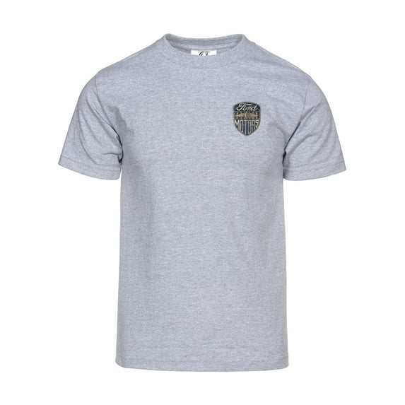 Mens Vintage Motors Pocket Short-Sleeve T-Shirt - Heather Grey - X-Large