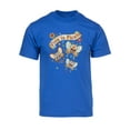 thumbnail image 1 of Mens Viva La Fiesta Sugar Skull Short-Sleeve T-Shirt - Royal -X-Large, 1 of 1
