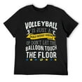 thumbnail image 1 of Mens Volleyball Team Sports - Beach Volleyball Player T-Shirt Black Small, 1 of 5