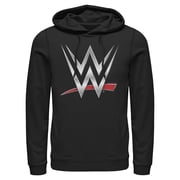 Mens WWE Chrome Logo Lightweight Hoodie