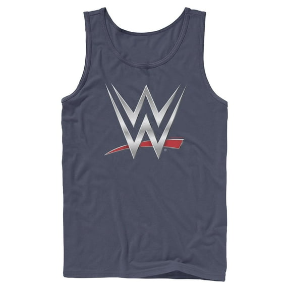 Mens WWE Chrome Logo Tank Top