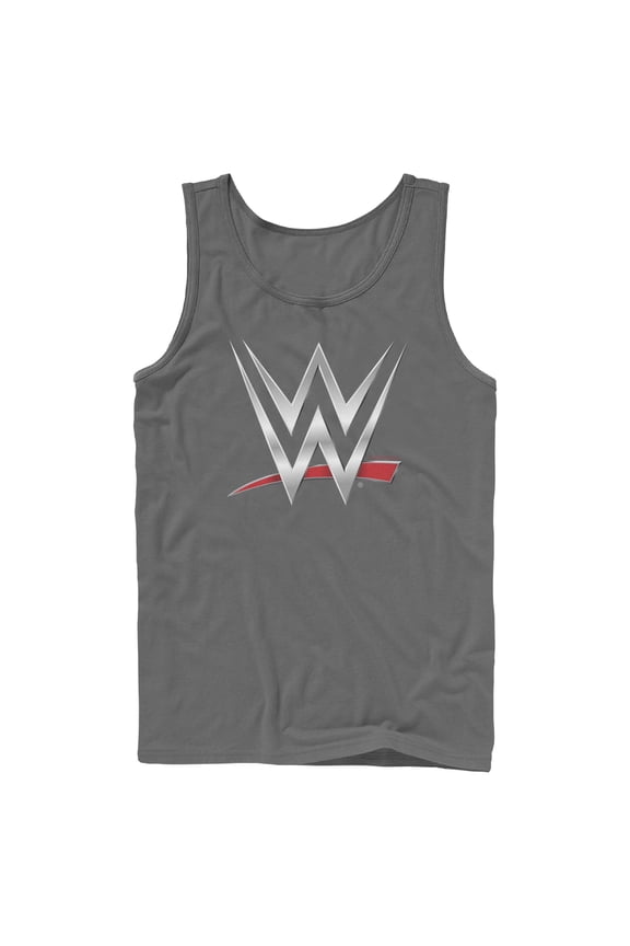 Mens WWE Chrome Logo Tank Top