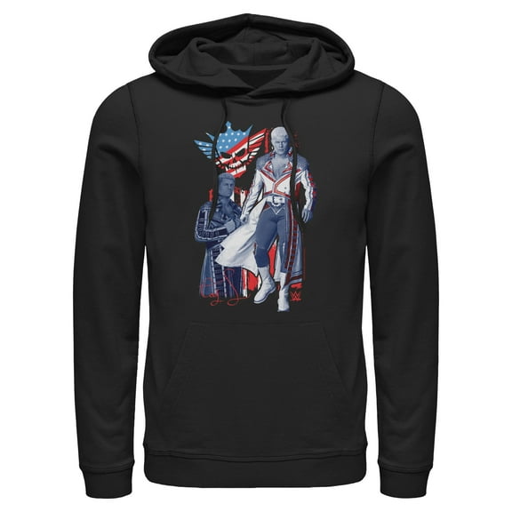 Mens WWE Cody Rhodes Patriotic Pose Lightweight Hoodie