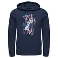 thumbnail image 1 of Mens WWE Cody Rhodes Patriotic Pose Lightweight Hoodie, 1 of 4