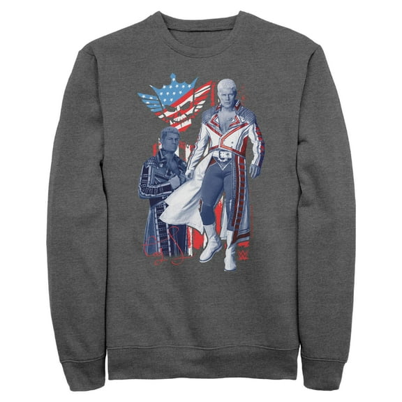 Mens WWE Cody Rhodes Patriotic Pose Sweatshirt