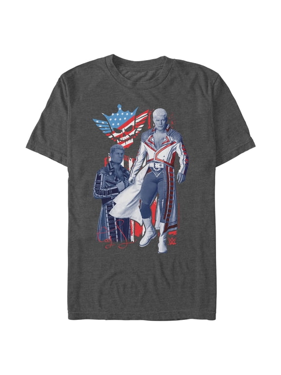 Mens WWE Cody Rhodes Patriotic Pose T Shirt