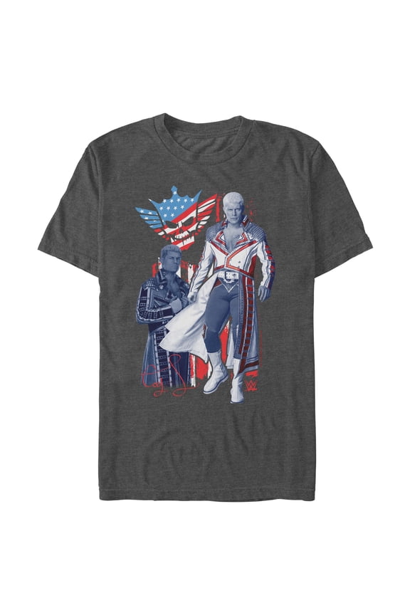 Mens WWE Cody Rhodes Patriotic Pose T Shirt